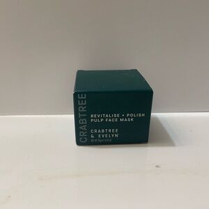 Crabtree & Evelyn Revitalize + Polish Pulp Face Mask in Teal Box